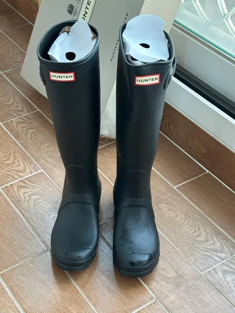 헌터 오리지널 톨 레인부츠 블랙 WFT1000RMA 250mm