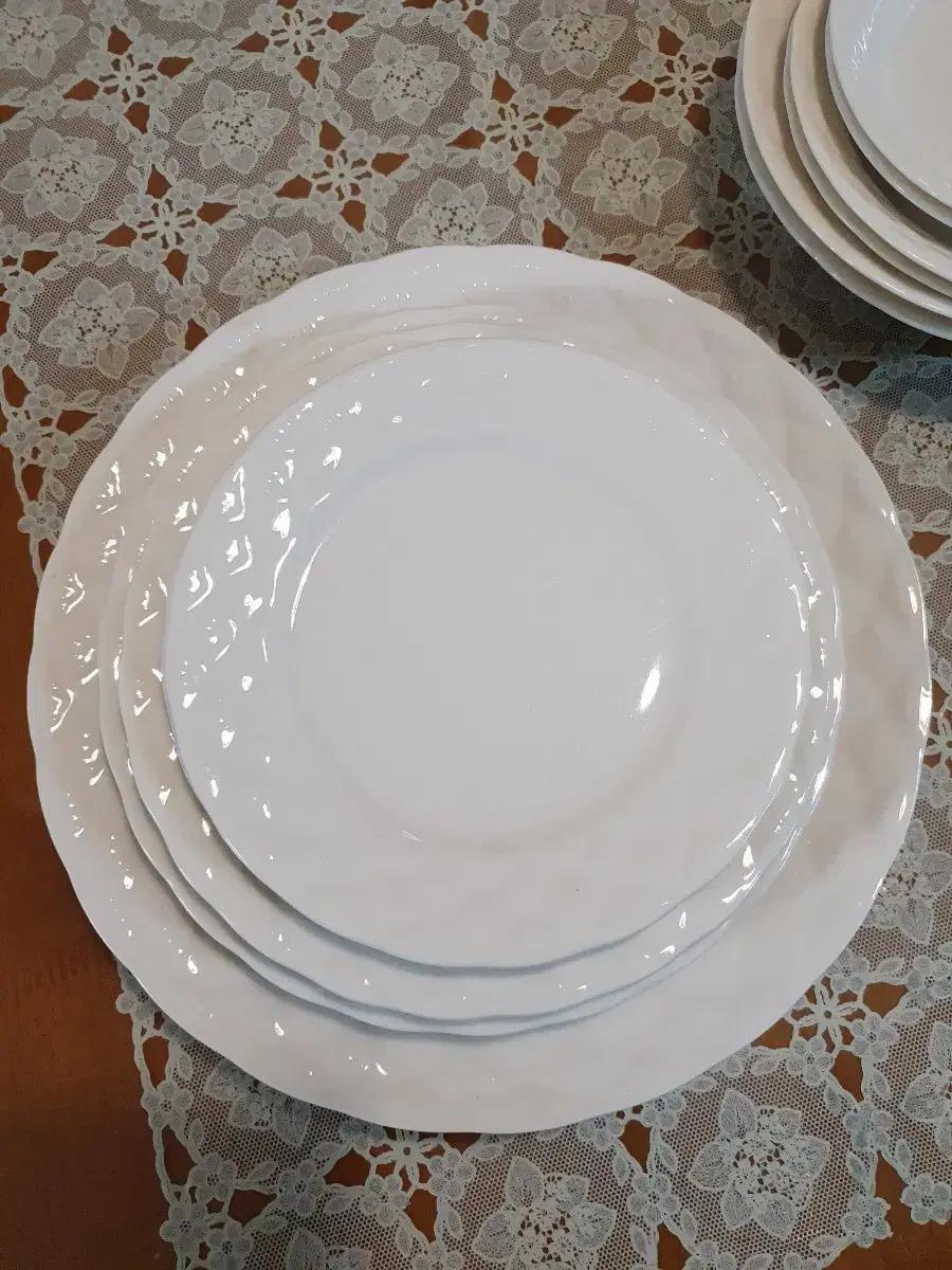 빈티지 행남사 Mild Bone China 본차이나 접시 세트