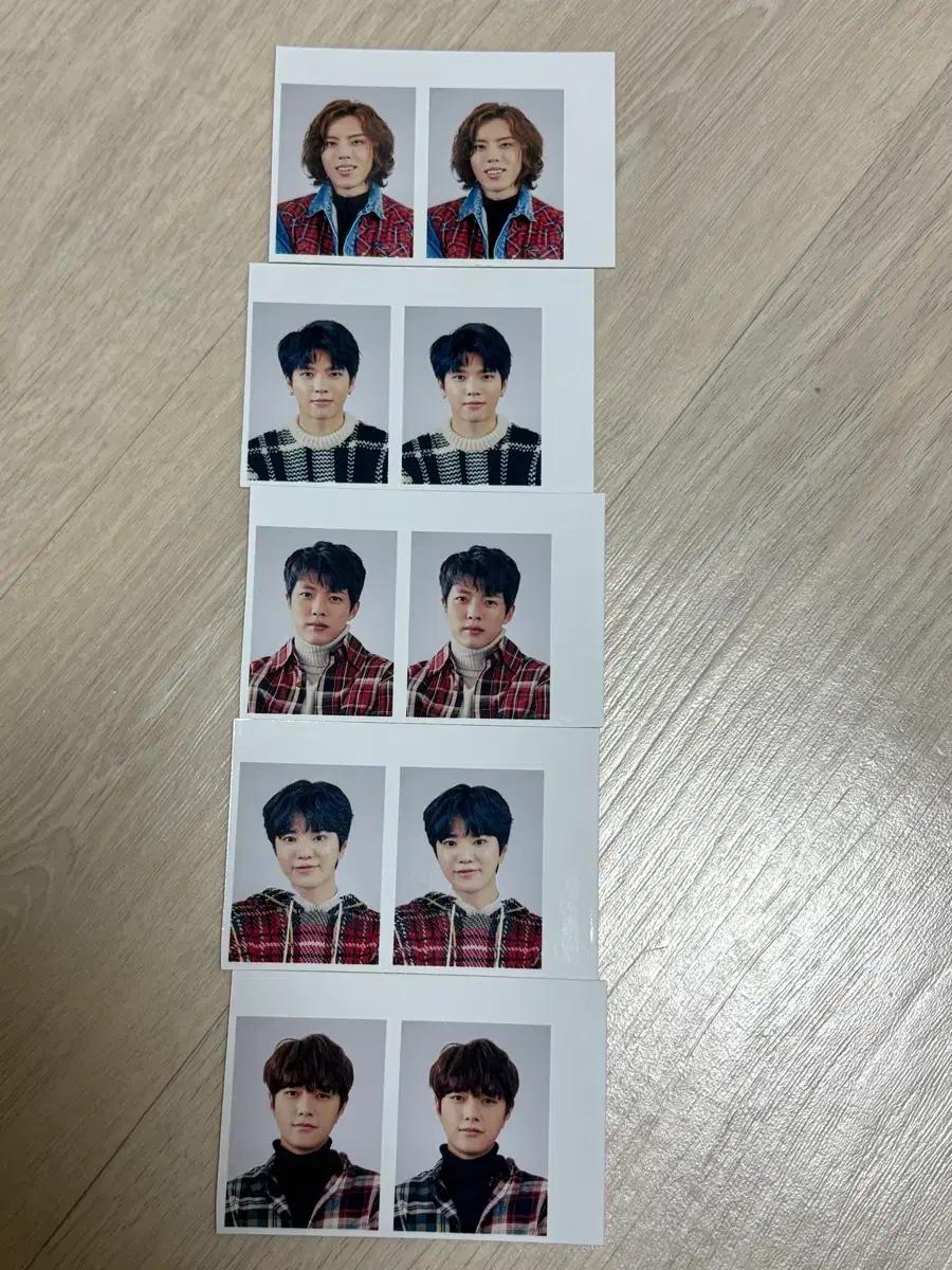 인피니트 팬미팅 포에버 공식 MD 증명사진 세트 분철분