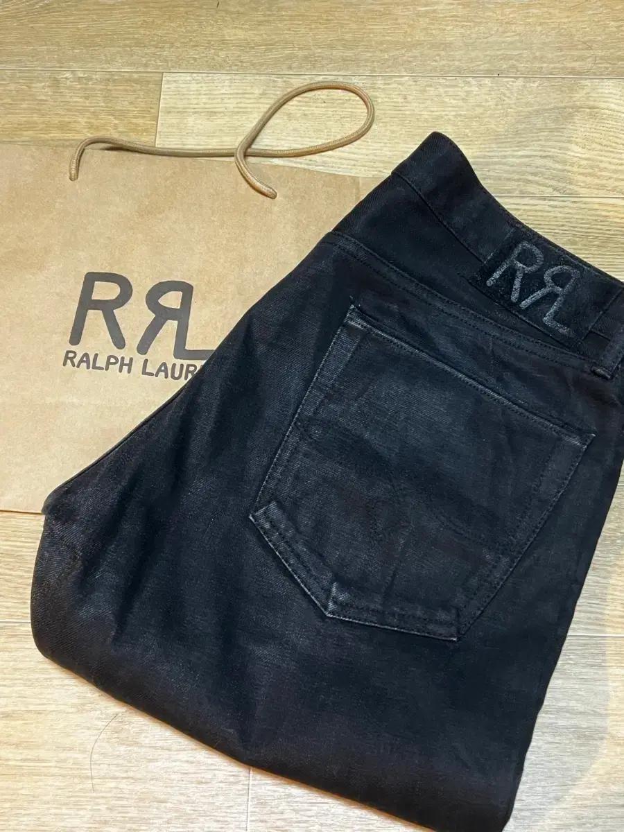 RRL 블랙온블랙 로우스트레이트 32x32