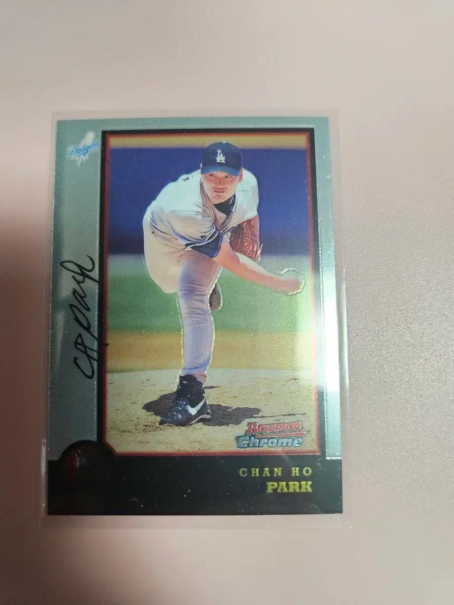 박찬호 1998 Bowman Chrome base 카드