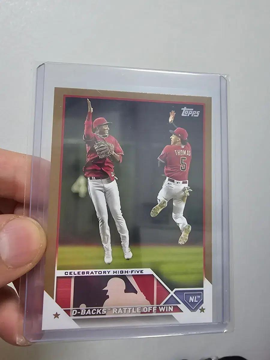 Topps D-backs 승리 야구 카드. 팀카드 2023한정