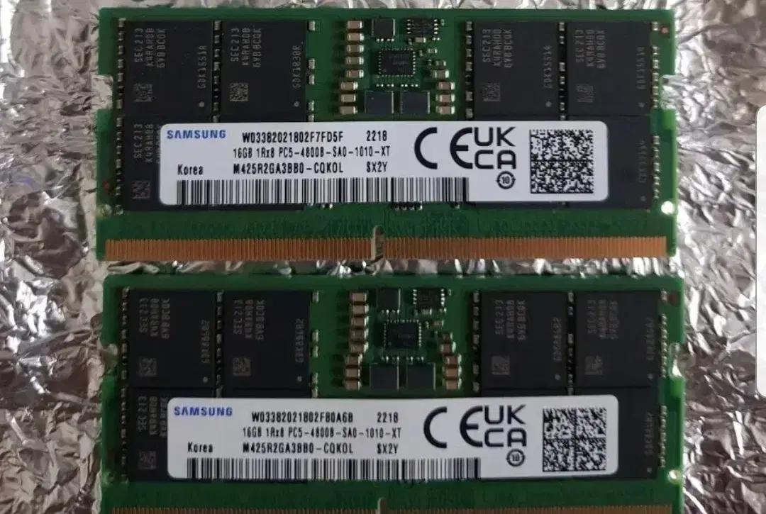 ddr5 16gb 노트북 램 6개 ( 5600, 4800 )
