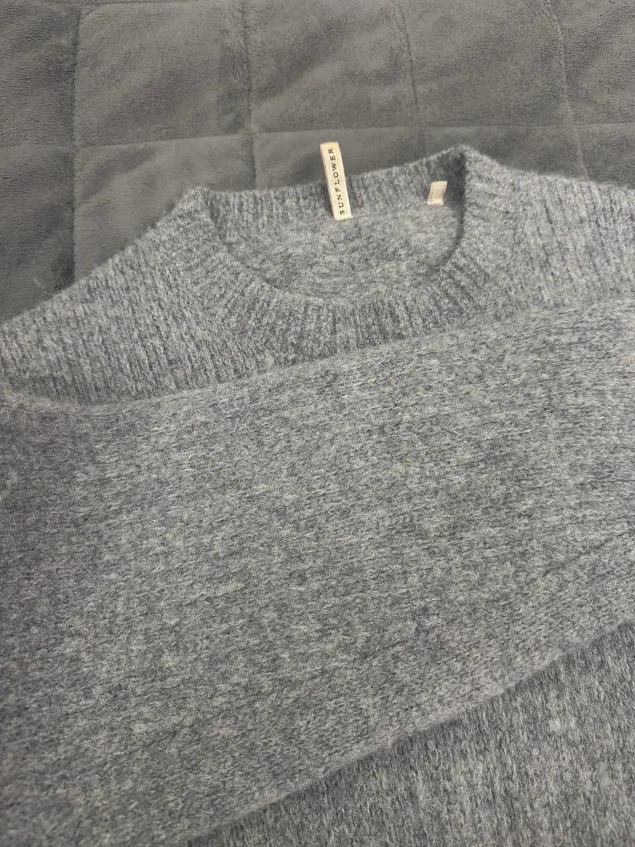 선플라워 24fw 야크 니트 그레이 (L)