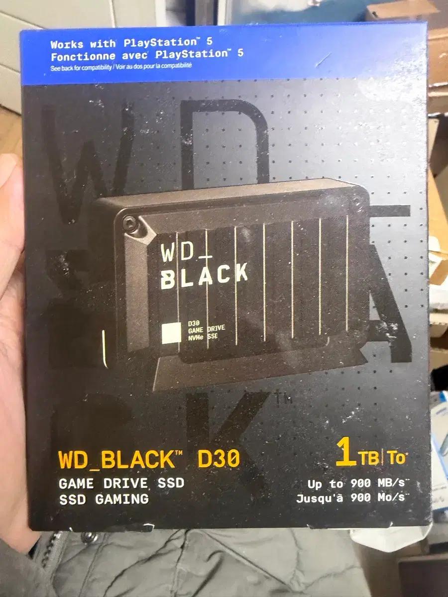 WD Black D30 1TB 외장 SSD 게임용