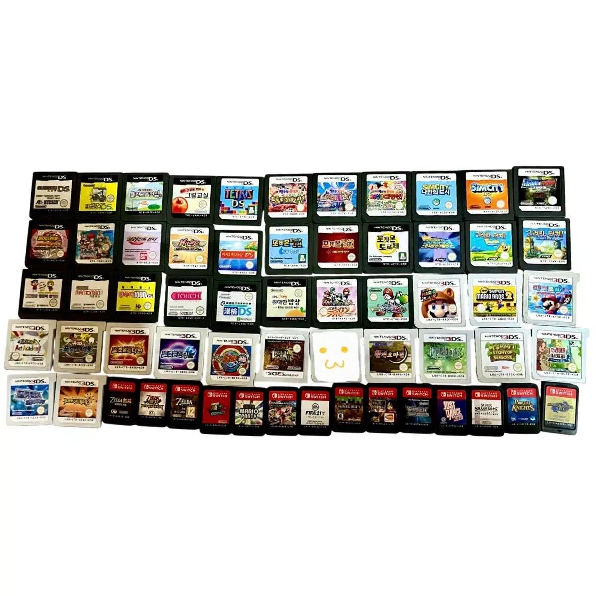닌텐도칩 스위치/3DS/DS(그려라 터치,뿌까 파워업,목장이야기,심시티)
