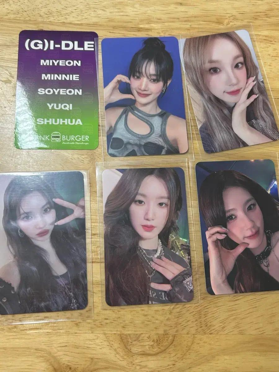 (여자)아이들 프랭크 버거 포토카드