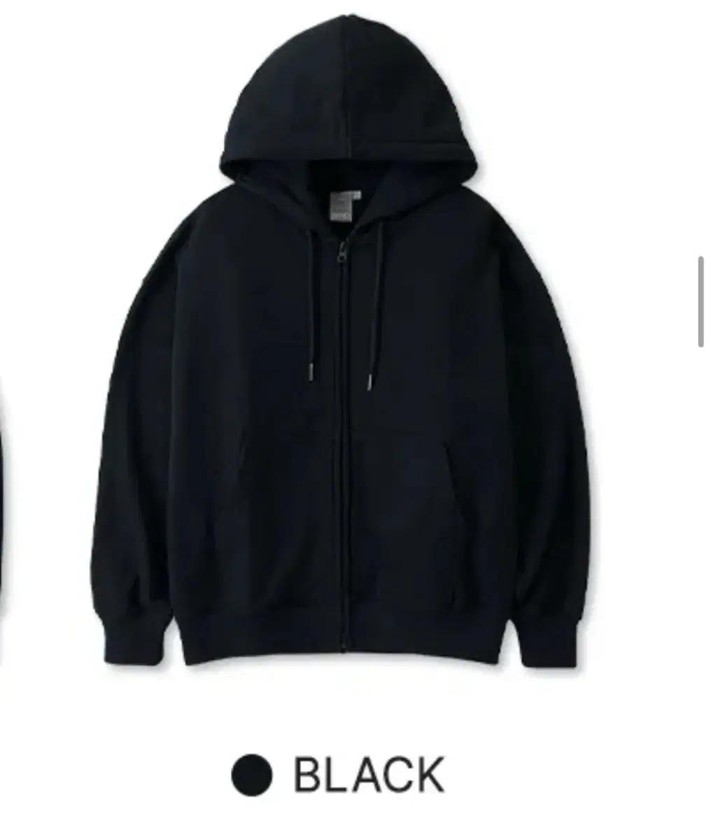 (미개봉) SPAO 스파오 후드 집업 기모 블랙 XXL