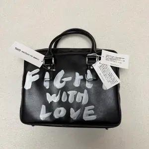 꼼데가르송 걸즈 라인 페인트 백