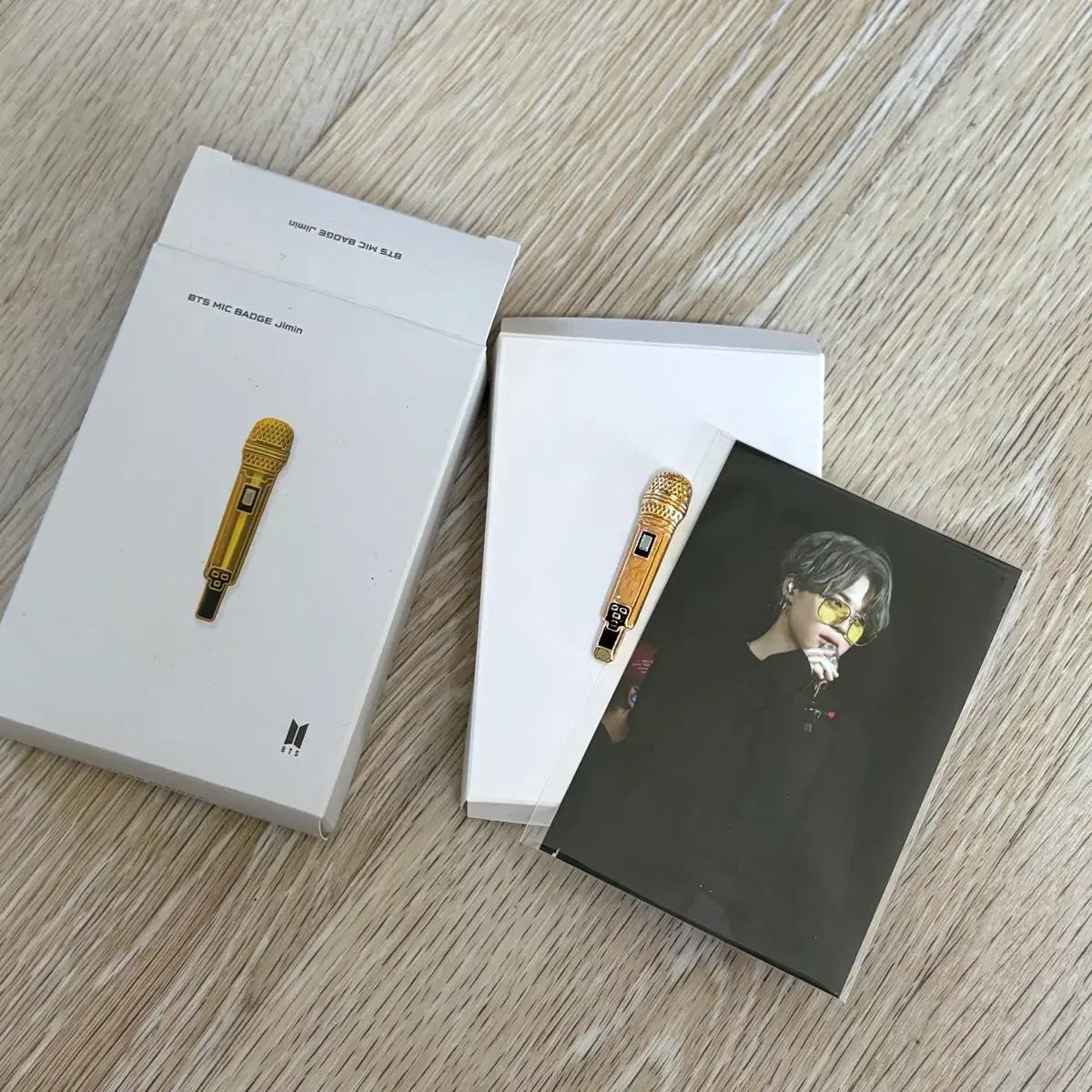 BTS MIC BADGE jimin 방탄 마이크 뱃지 지민