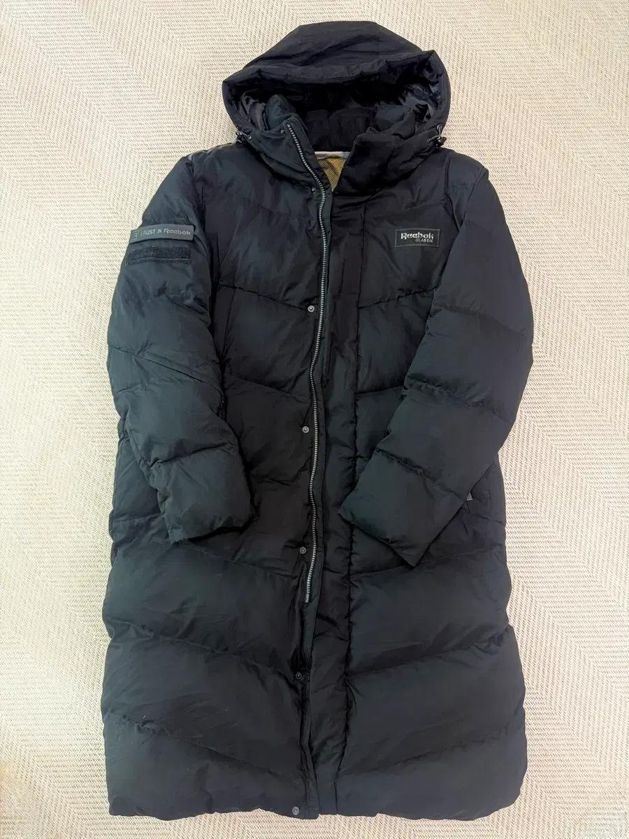 [정품] 리복 클래식 롱패딩 블랙 105 XL