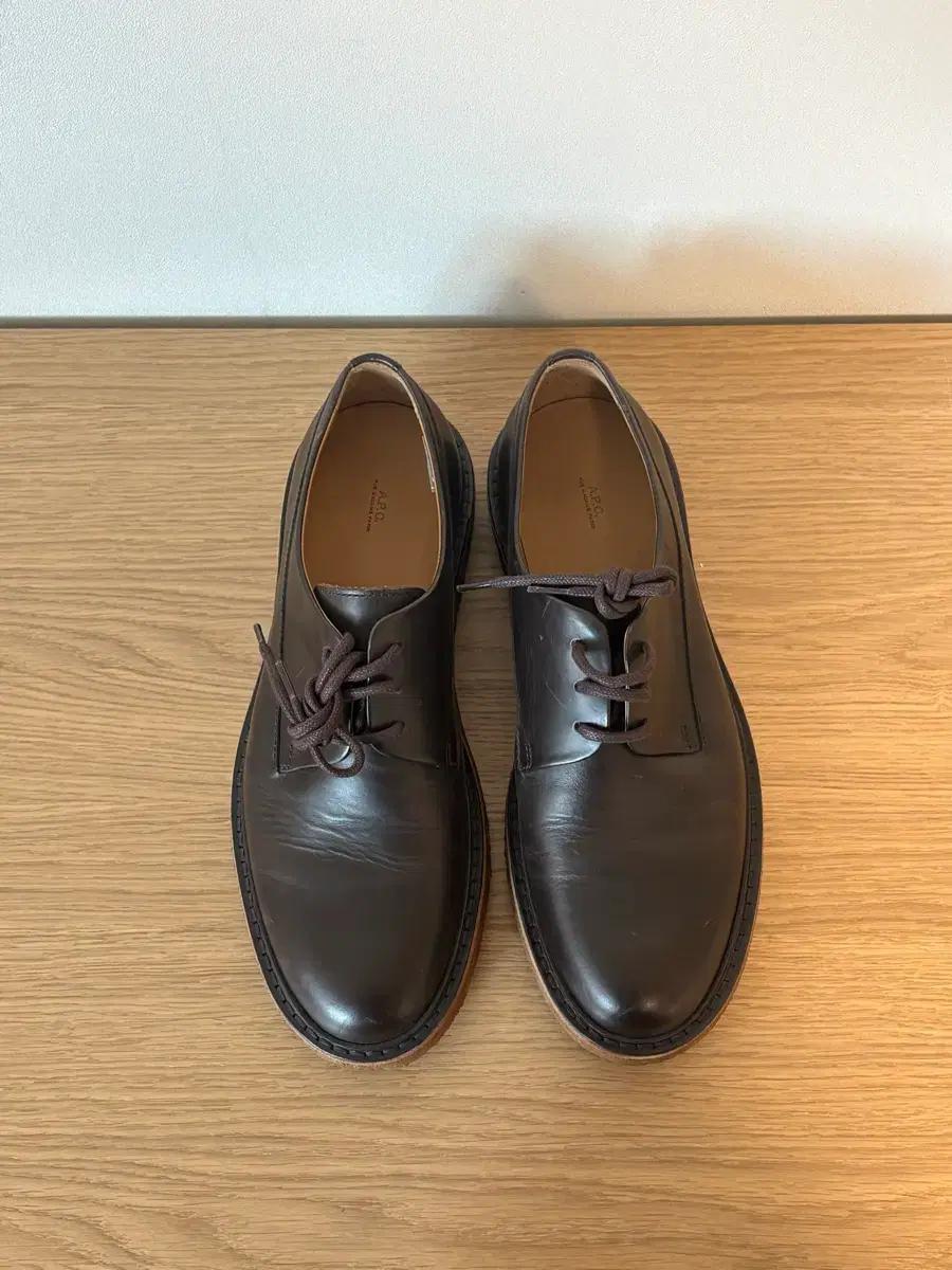 A.P.C. 아페쎄 가죽 더비 슈즈 로퍼 41사이즈