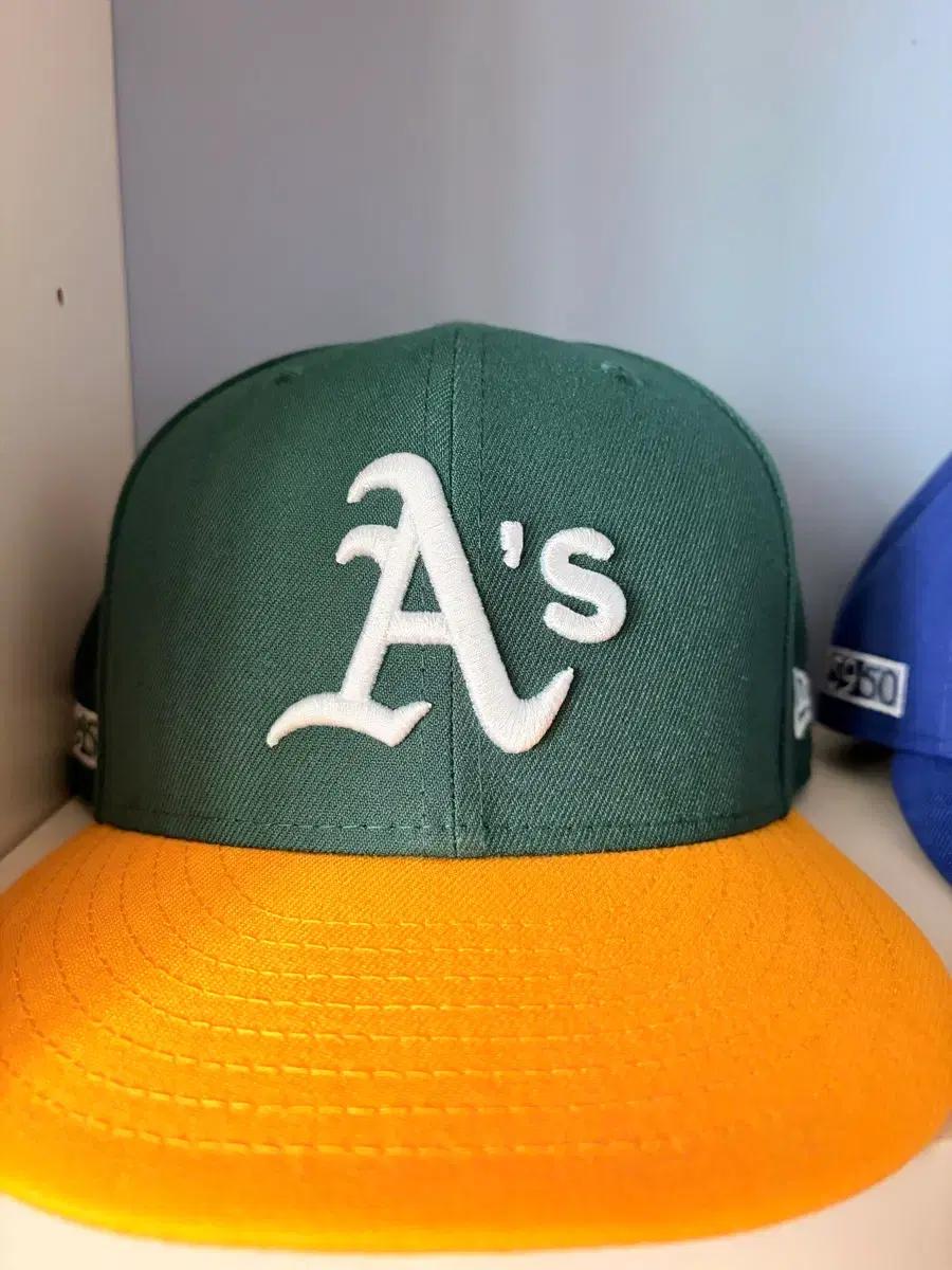 뉴에라 59FIFTY DAY MLB 애슬레틱스 피티드 캡