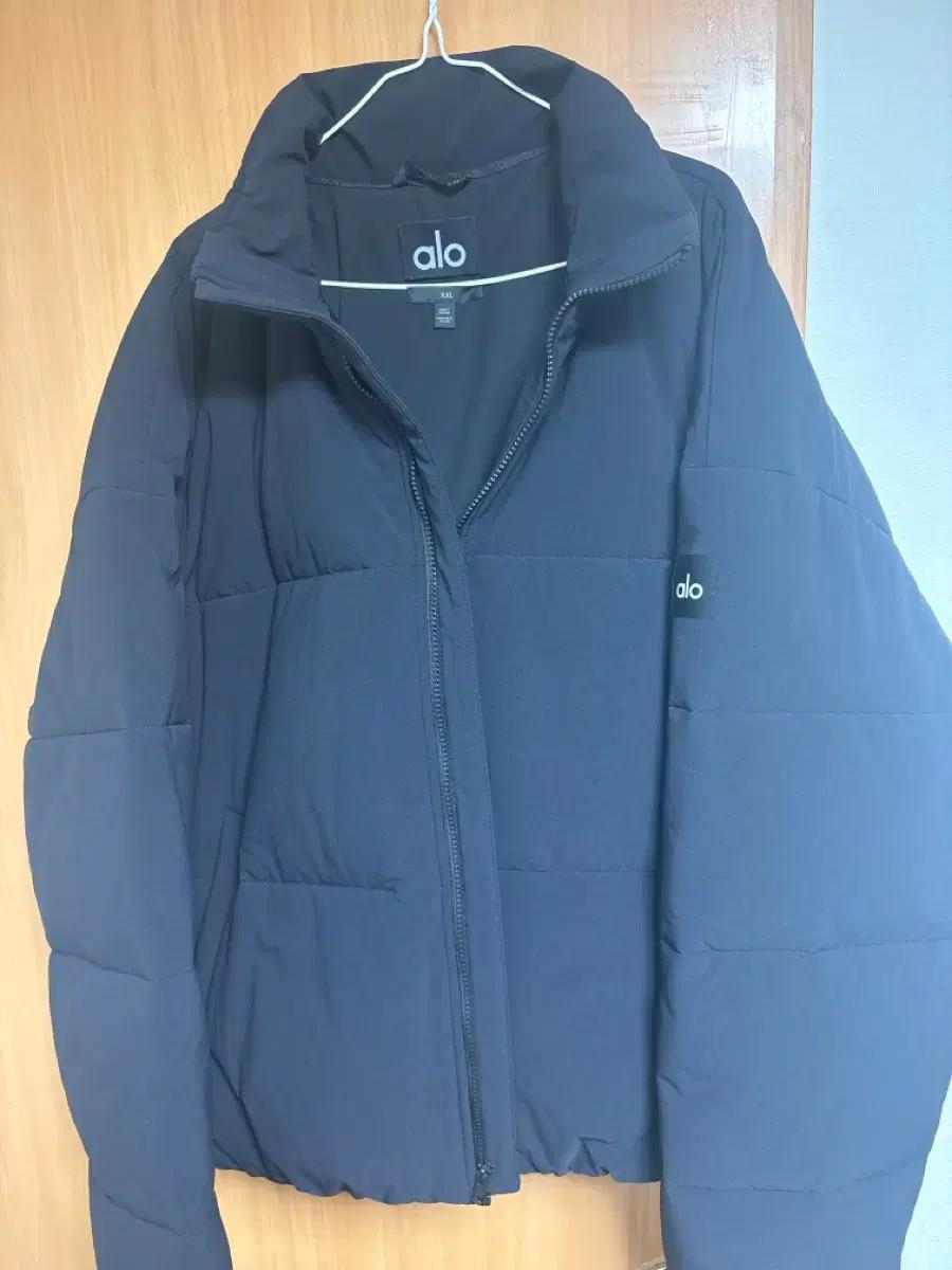 ALO 패딩 자켓 블랙 XXL