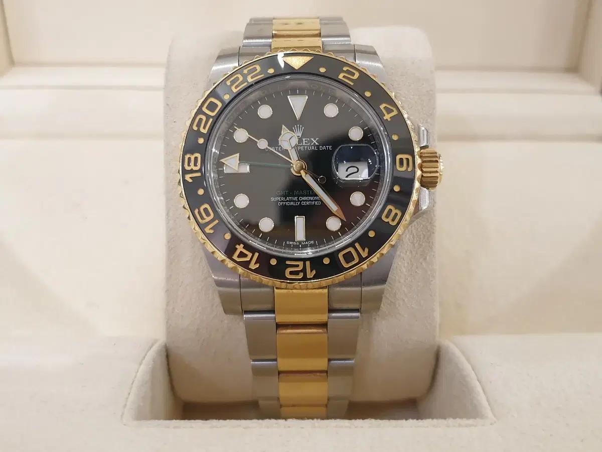 로렉스 서브마리너 GMT 콤비 116713LN