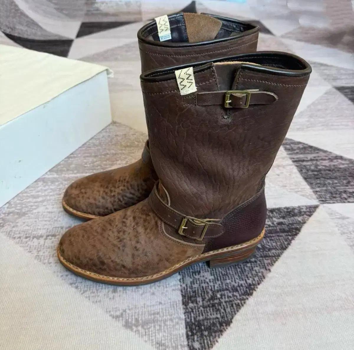 [M11]비즈빔23AW T.W.O Boots 투 부츠 다크 브라운