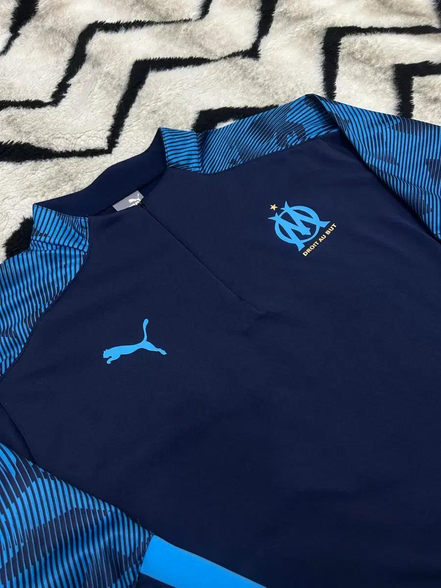 [한국3XL]푸마 19-20 올림피크 마르세유 트레이닝 탑/기모
