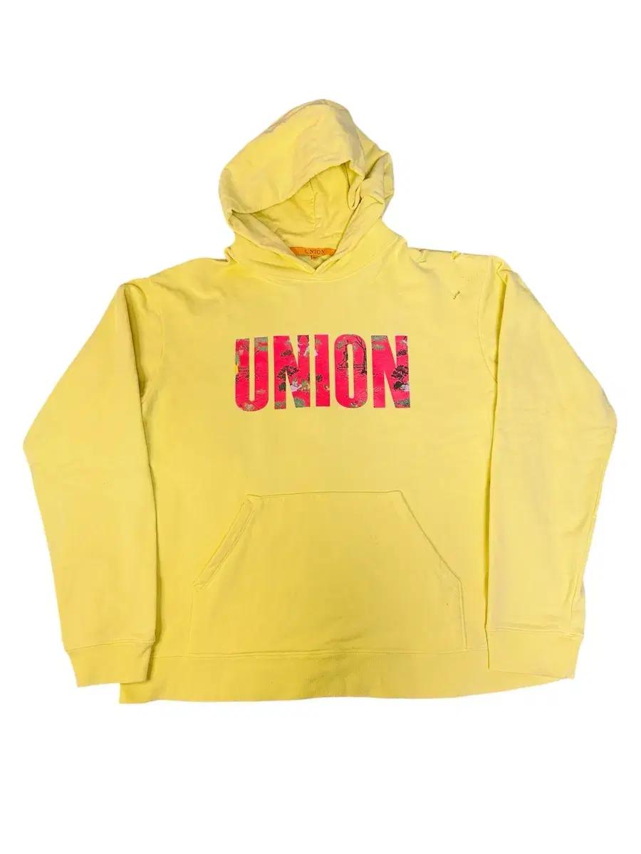빈티지 UNION LA 유니온 la Harlem Toile 후드티 L