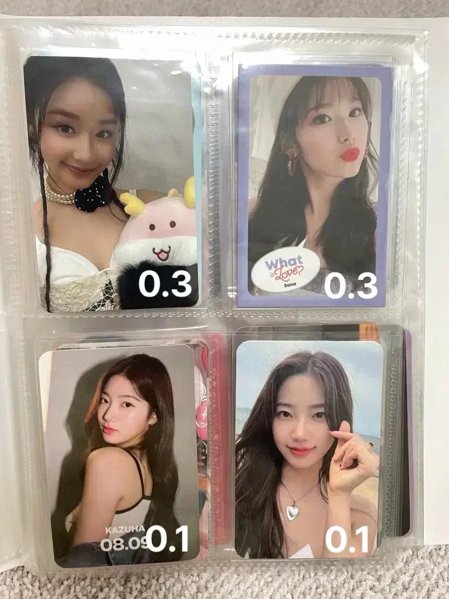 걸그룹 포토카드 (베몬,트와이스,르세라핌,에스파,있지,스테이씨,로제)