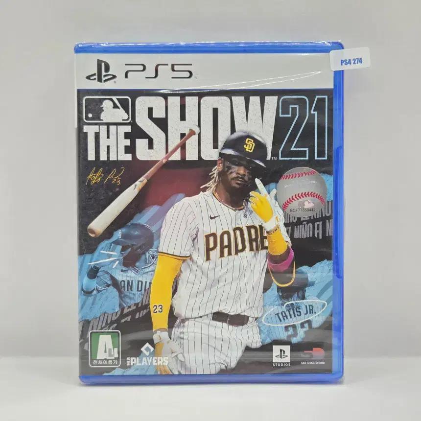 [신품] PS5 (정발) MLB 21 THE SHOW 샘플판 (N274)