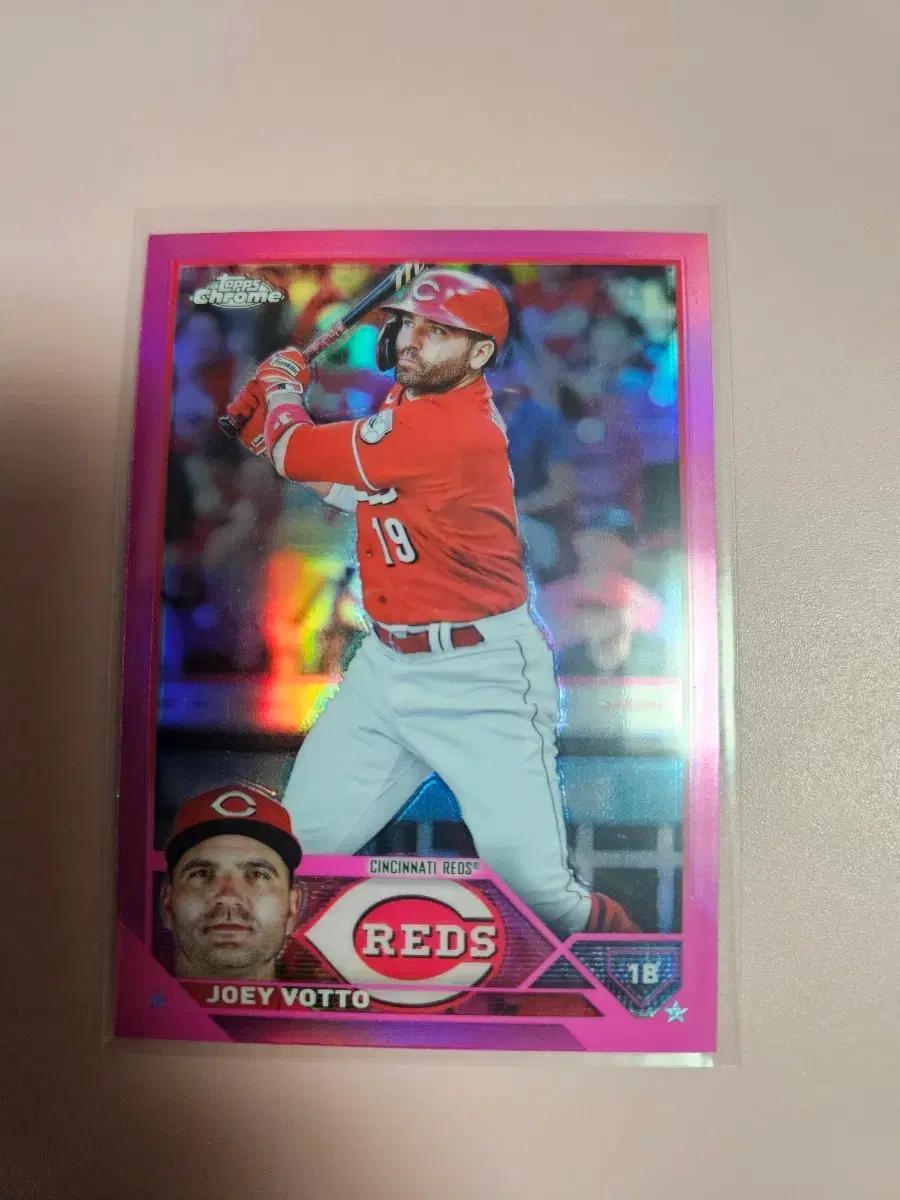 조이 보토 2022 Topps Chrome Pink 리플렉터