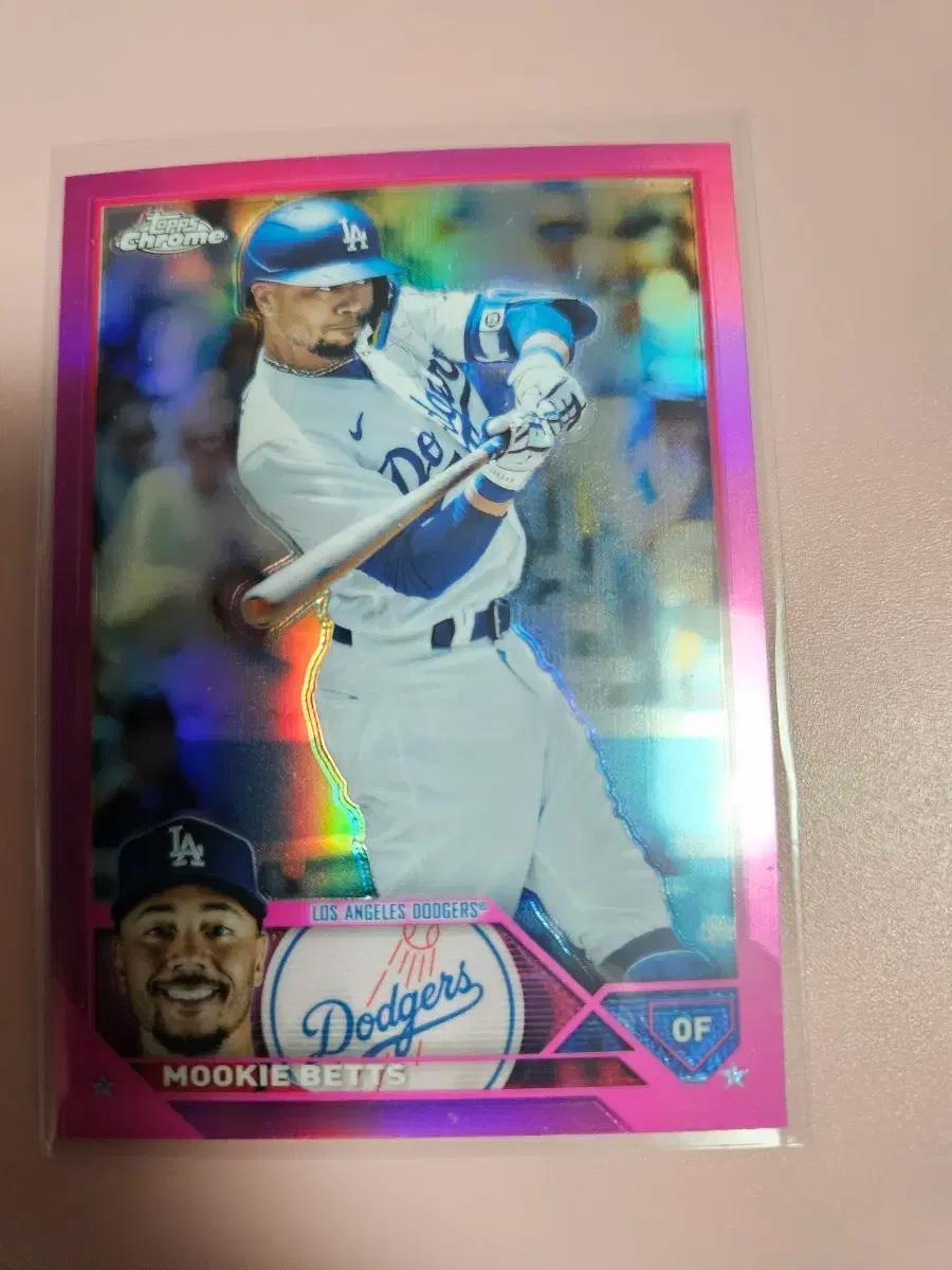 무키 베츠 2022 Topps Chrome Pink 리플렉터