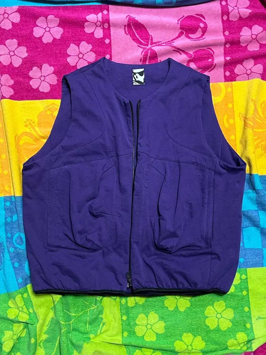 GR10K padded jersey vest purple L size