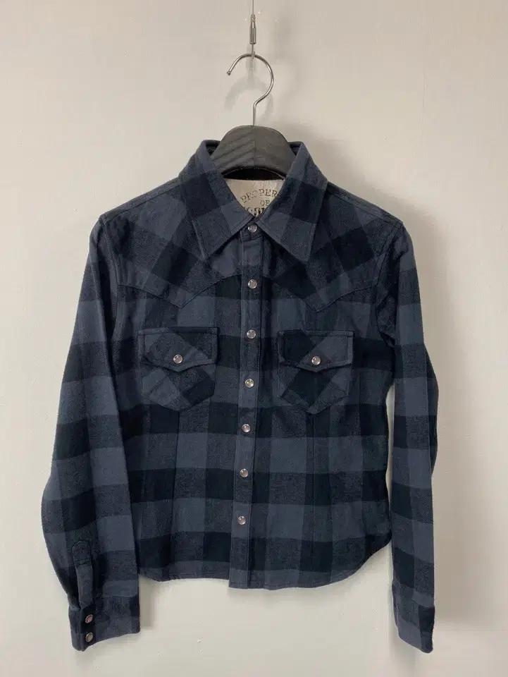 빈티지 WOOLRICH 코튼 플란넬 웨스턴 셔츠