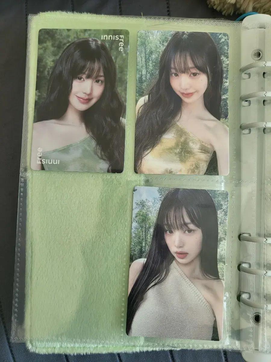 아이브 이니스프리 장원영 광고 포카