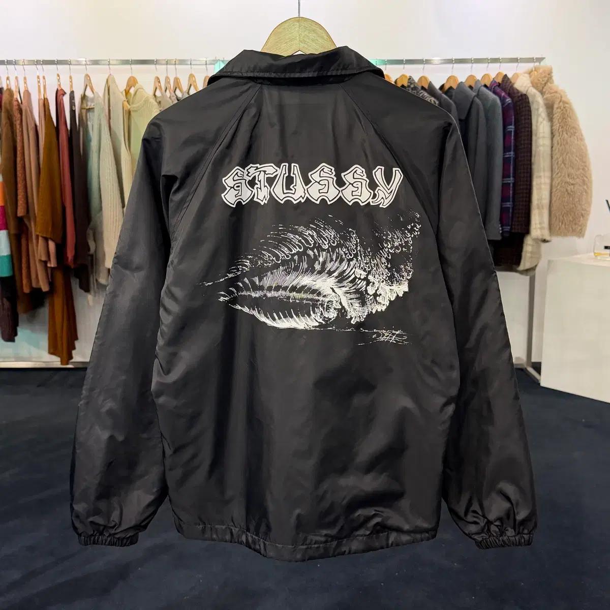 [택포] [S] Stussy 스투시 빅웨이브 코치자켓