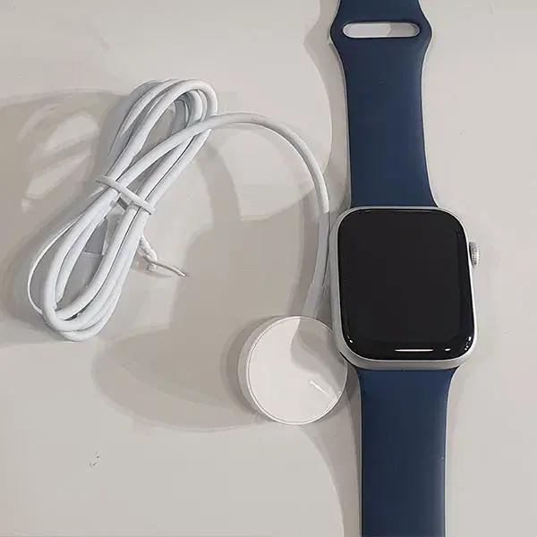 애플애플워치 9세대 GPS 45mm  알루미늄 실버