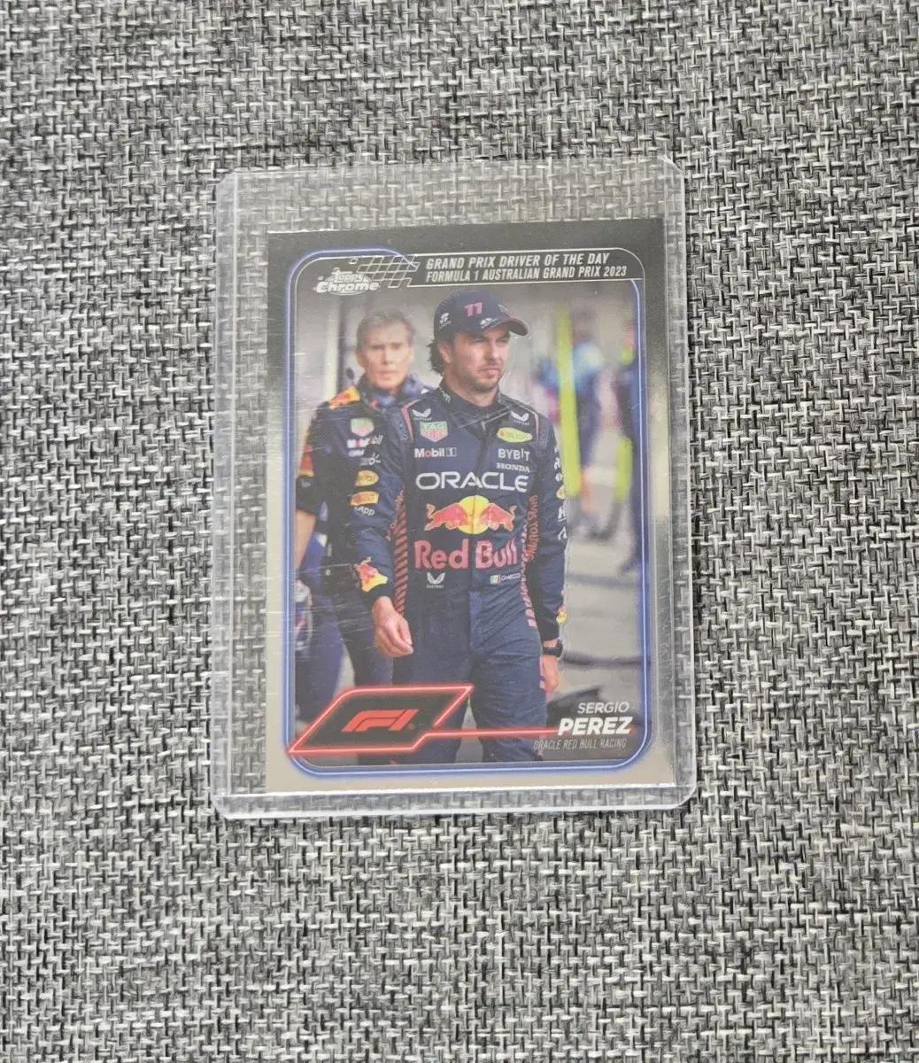 Topps Chrome 2024 세르지오 체코 페레즈 F1 카드