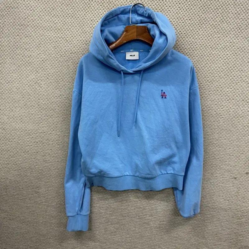 MLB 캐주얼 프린팅로고 크롭 후드티 S M10659
