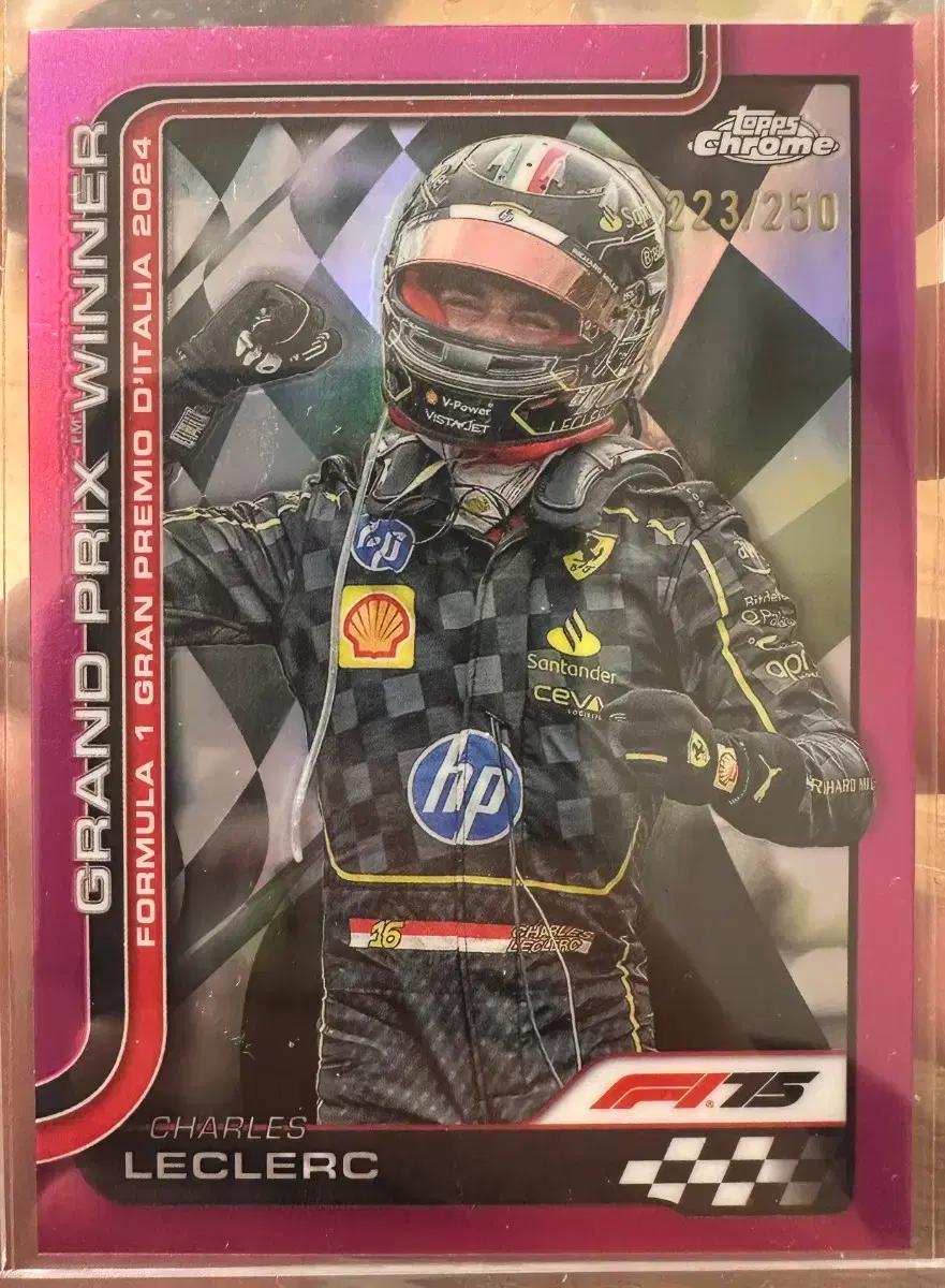 2025 F1 탑스 크롬 샤를 르클레르 250한정 카드