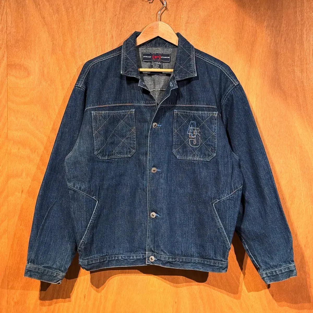 타임세일)PHAT FARM 팻팜 00s 데님 자켓 XL