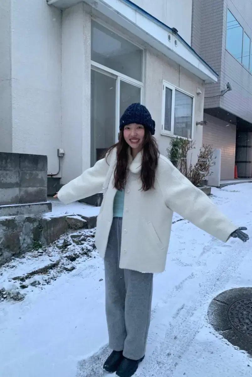 타낫 에토하프코트, 에토 알파카 울 하프코트