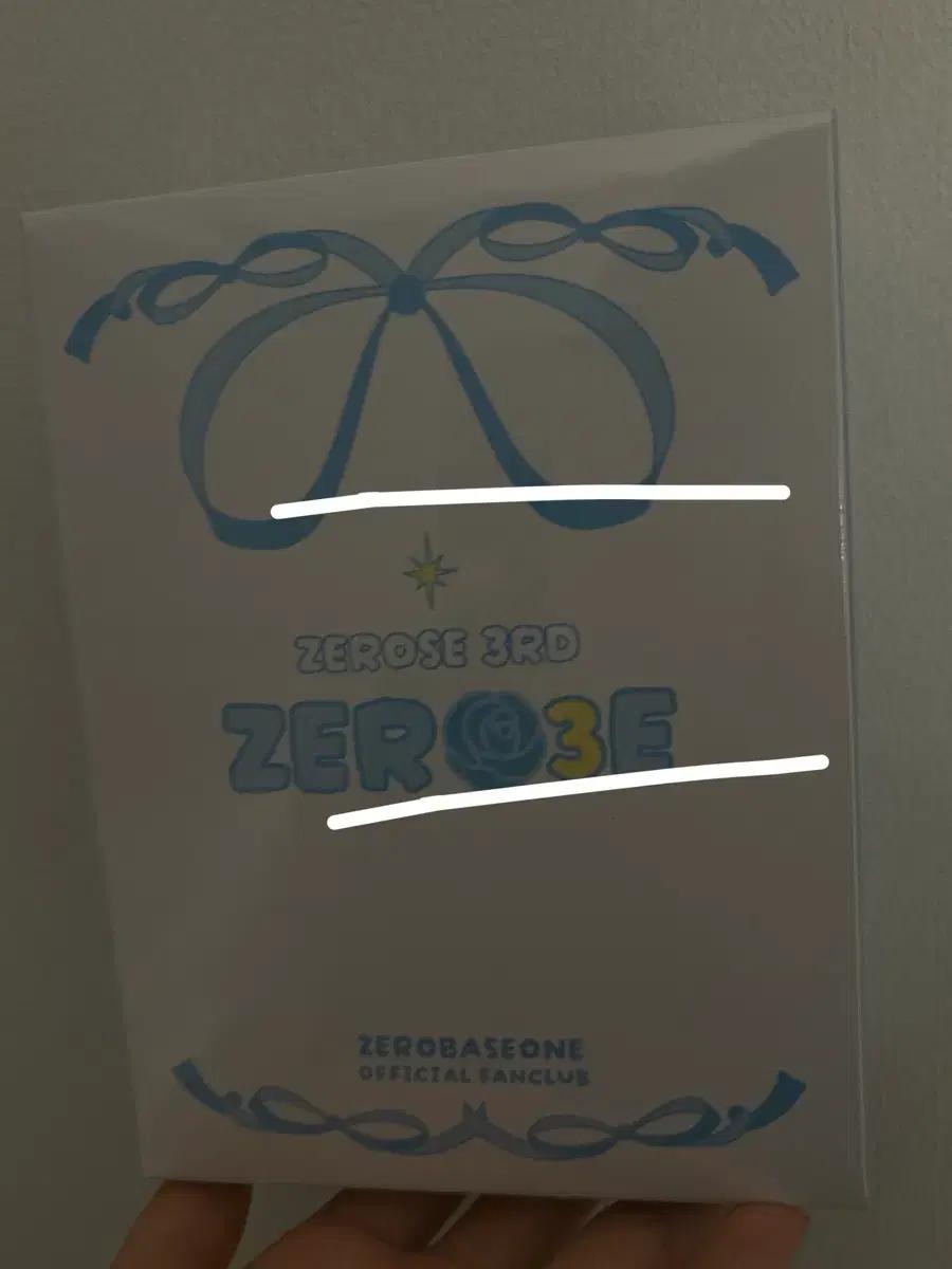 제로베이스원 제베원 ZEROSE 3기 팬클럽 키트