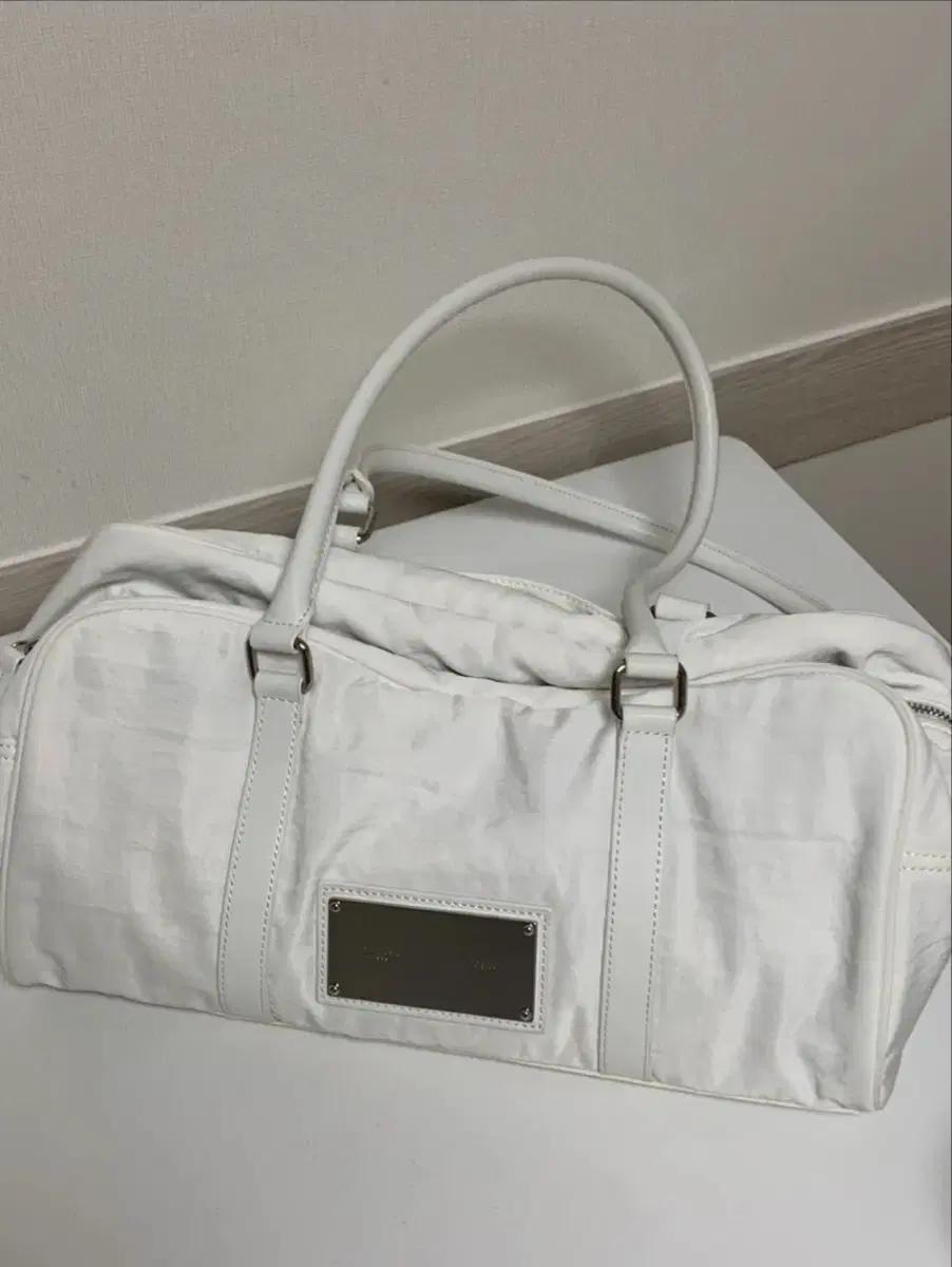 마뗑킴 SPORTY TOTE BAG IN WHITE