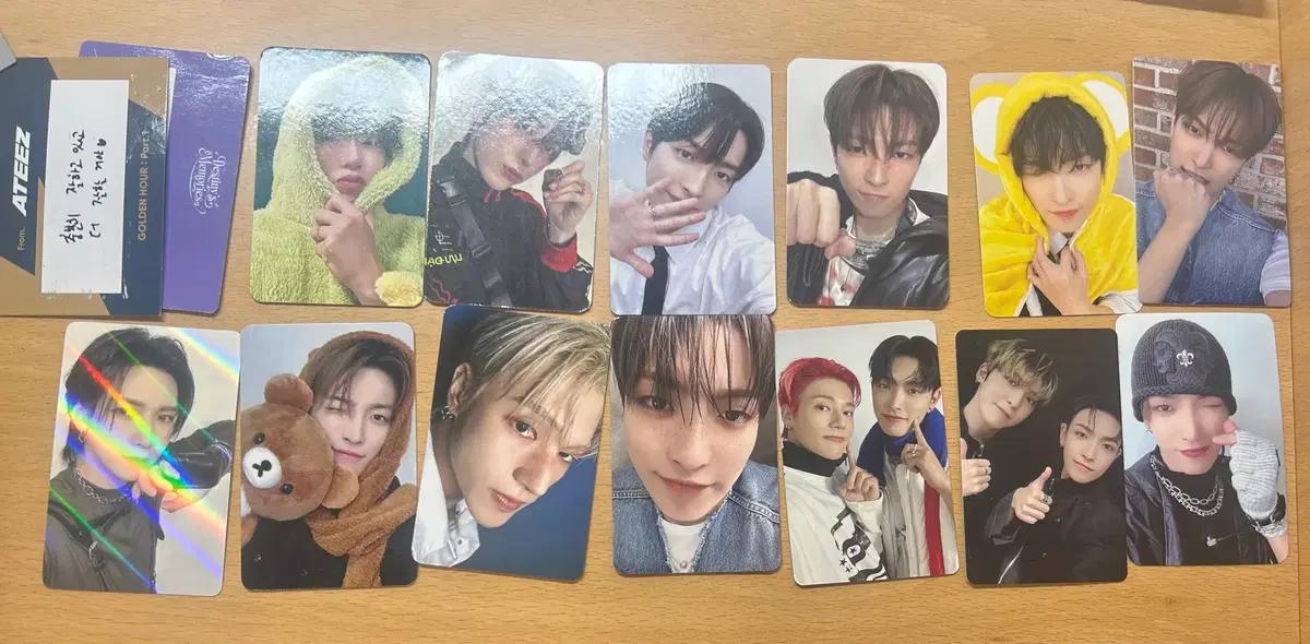 급처) 에이티즈 홍중 위주 미공포 포토카드 일본 특전 포카 양도
