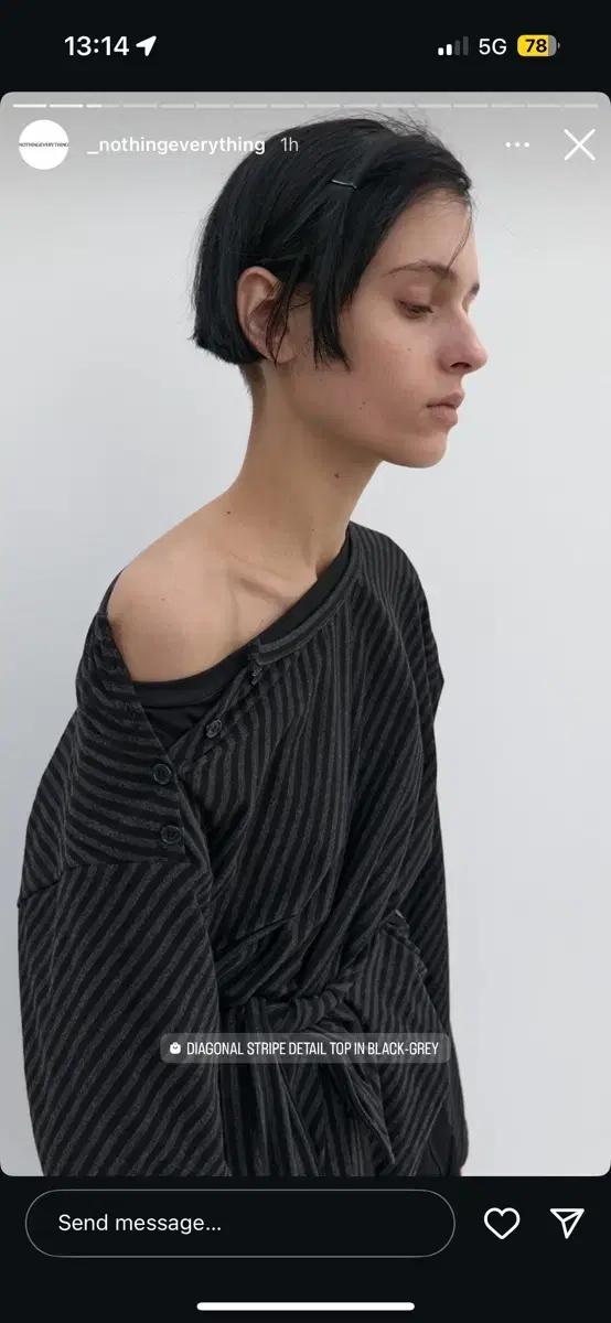 Nothingeverything DIAGONAL STRIPE 스트라이프