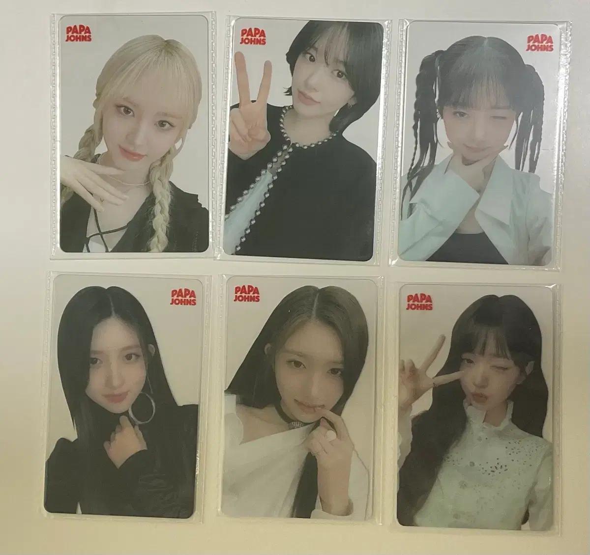 아이브 파파존스 포카 일괄
