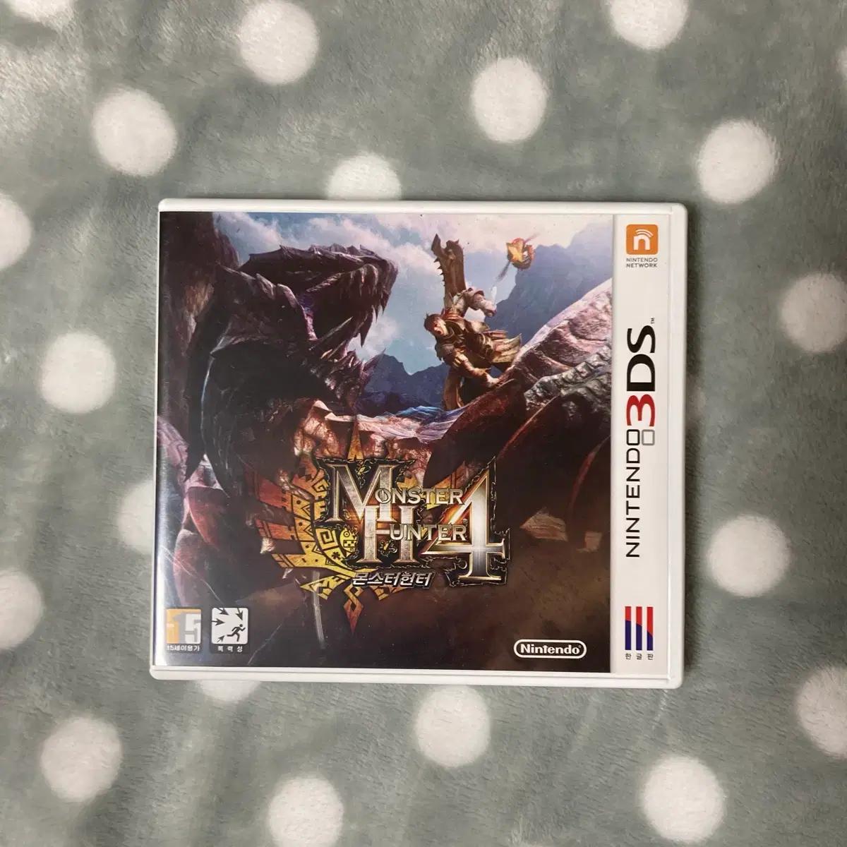 닌텐도 3ds 몬스터 헌터4 한글판