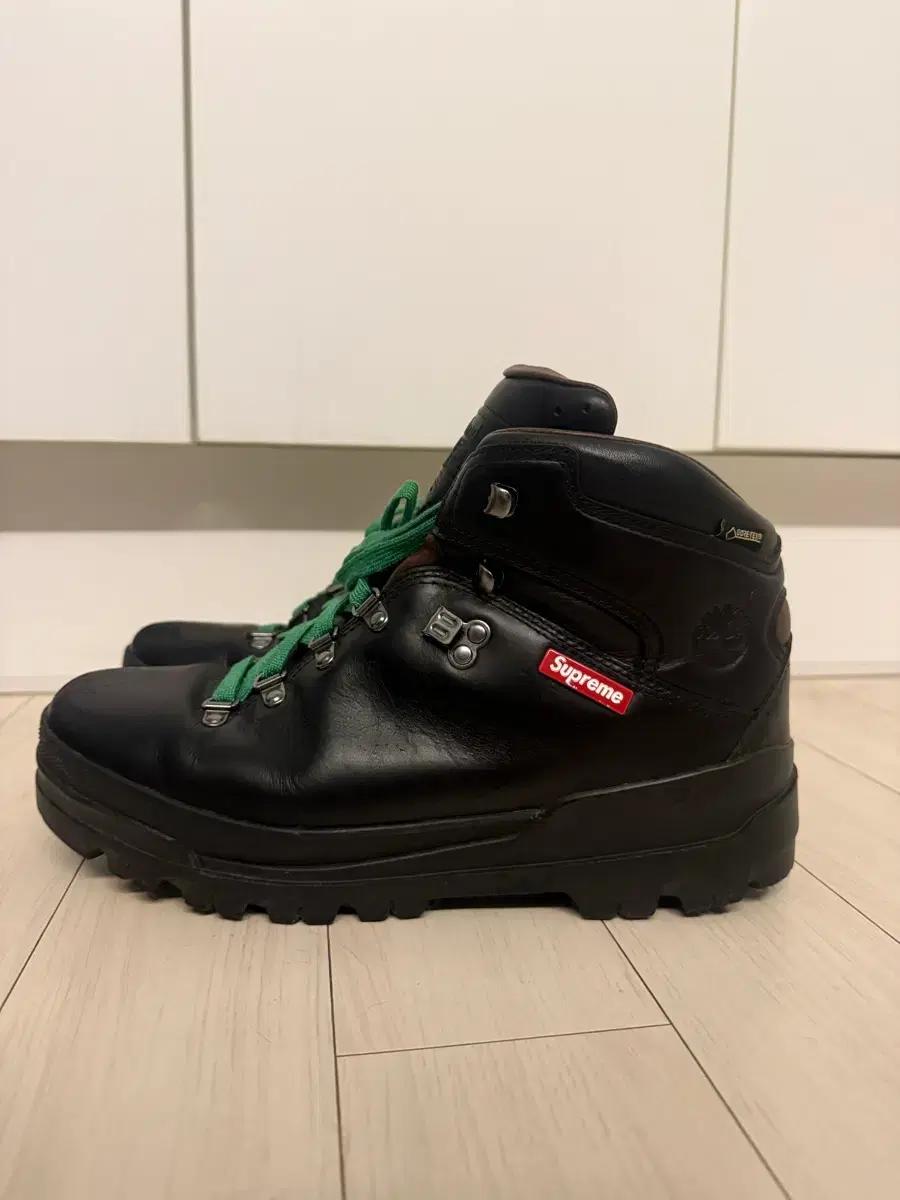 supreme x timberland world hiker black