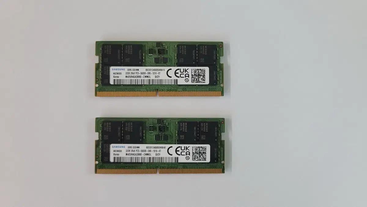삼성전자 노트북 ddr5 32gb 5600MHz 팝니다 (재고 2개)