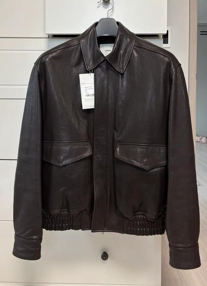 인더로우 리더 A2 자켓 다크 브라운 1size
