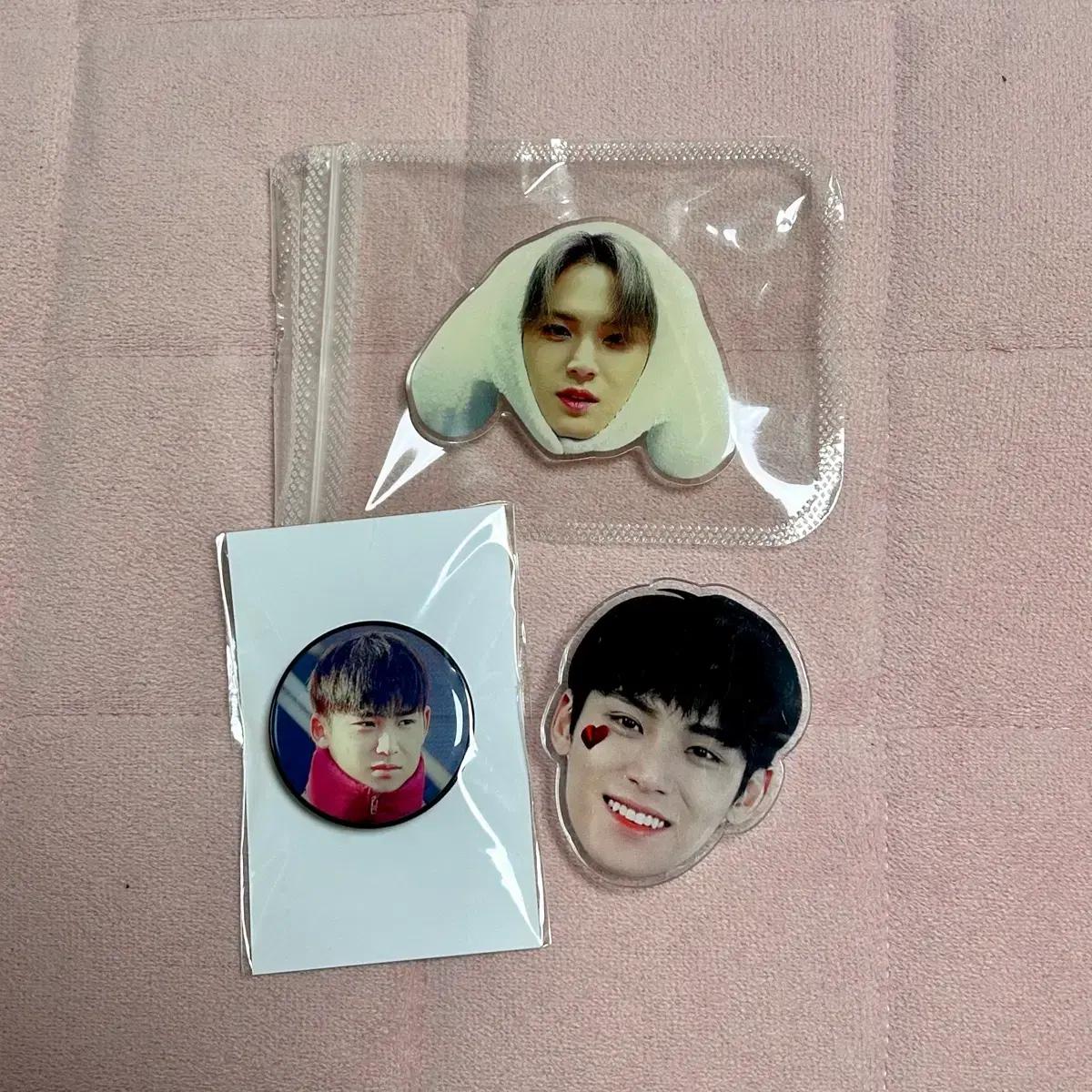 세븐틴 민규 비공굿 그립톡 일괄 양도