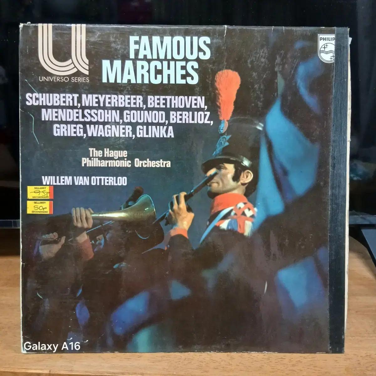 필립스 Famous Marches LP 음반 빌렘반오텔루