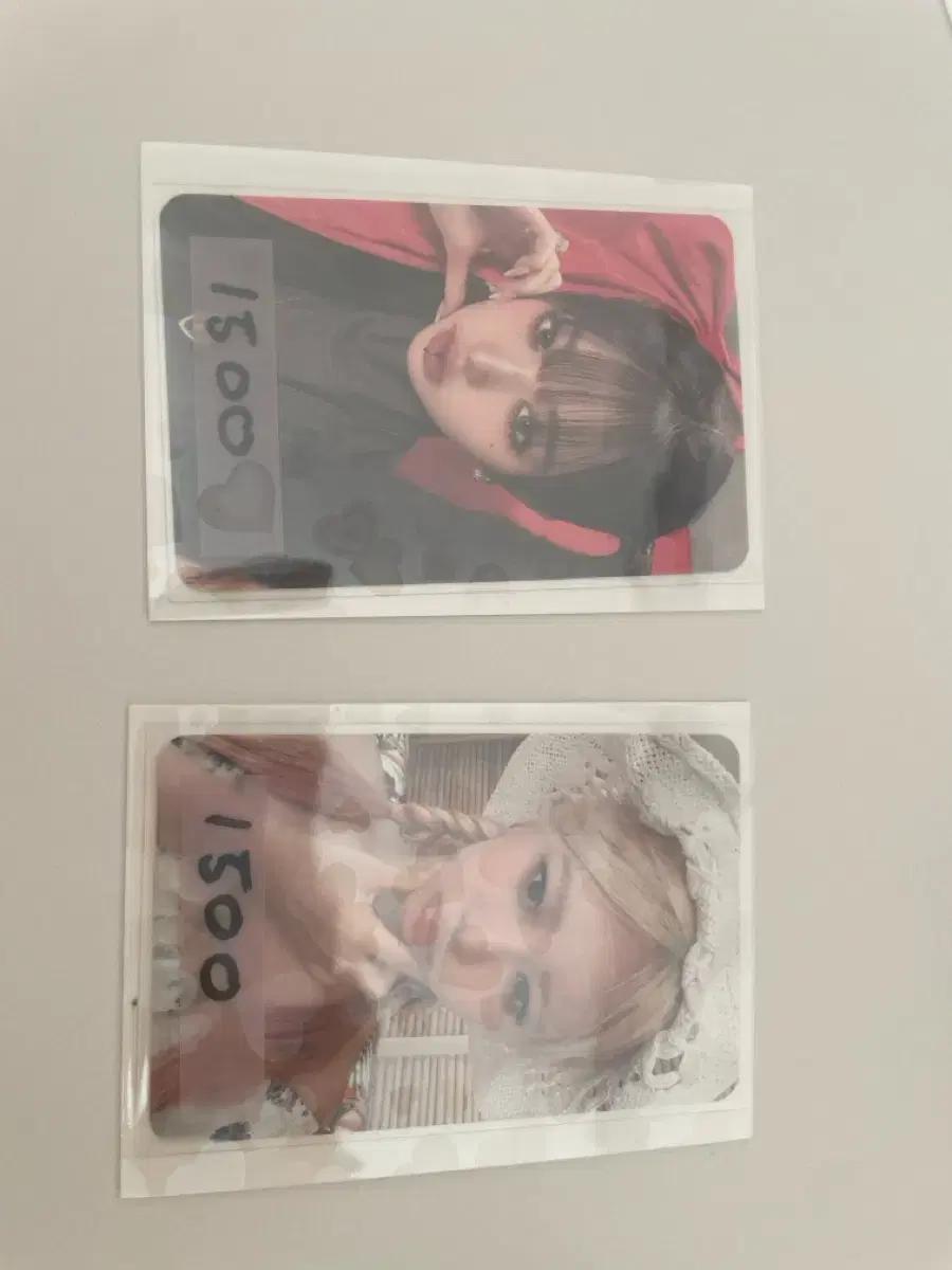 아이브 포카(장원영,레이)