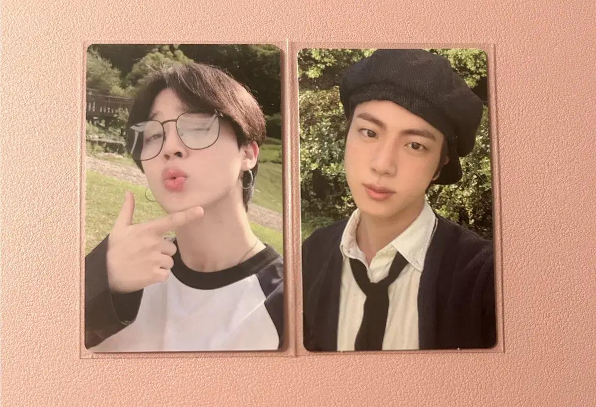 방탄소년단 석진 지민 포카 양도