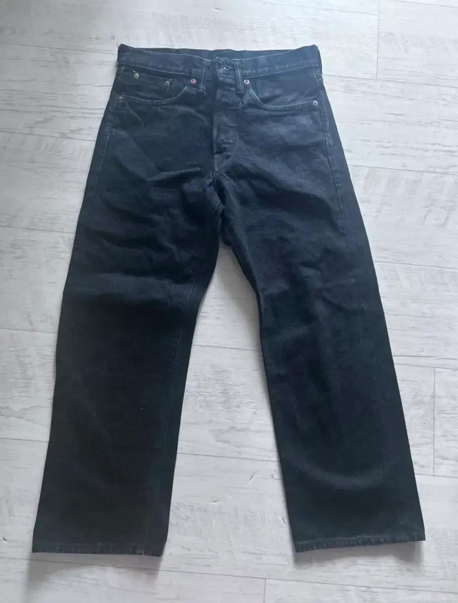 RRL 블랙 온 블랙 빈티지 파이브 포켓 29x30